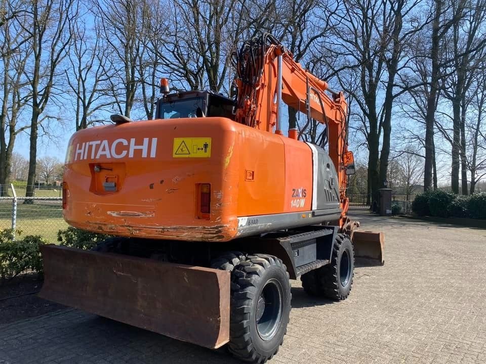 Mobilbagger of the type Hitachi ZX140W-3 Mobiele kraan excavator, Gebrauchtmaschine in Harskamp (Picture 7)