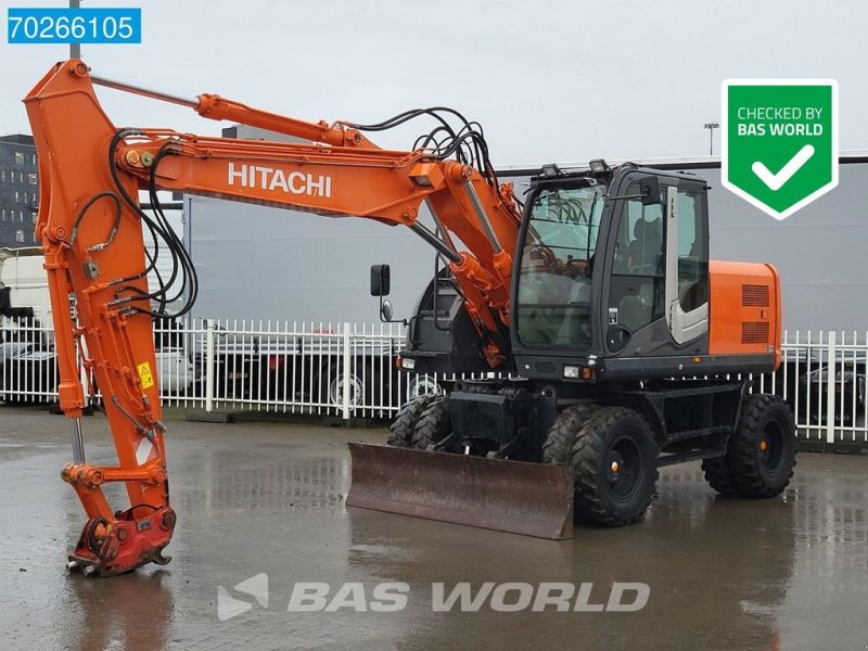 Mobilbagger типа Hitachi ZX140W -3, Gebrauchtmaschine в Veghel (Фотография 1)