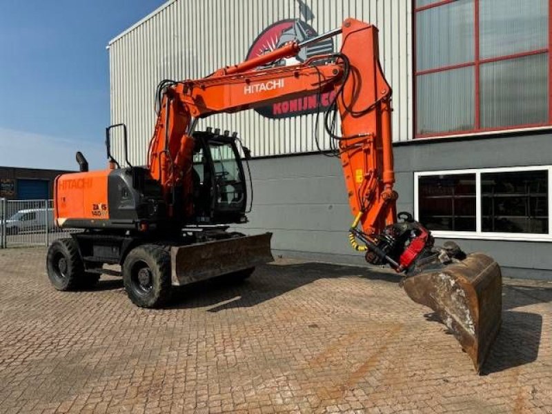 Mobilbagger of the type Hitachi ZX140W-5B with rototilt CW30, Gebrauchtmaschine in Uitgeest (Picture 5)