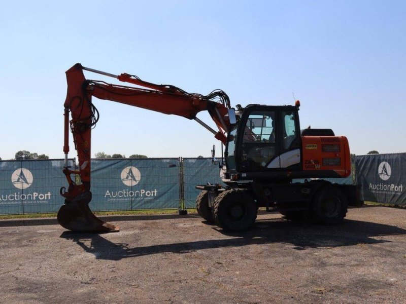 Mobilbagger типа Hitachi ZX140W-5B, Gebrauchtmaschine в Antwerpen (Фотография 1)