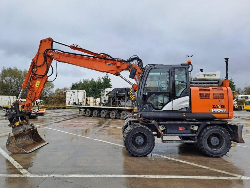 Mobilbagger Türe ait Hitachi ZX140WTB-6 (Topcon GPS + Engcon), Gebrauchtmaschine içinde Stabroek (resim 1)