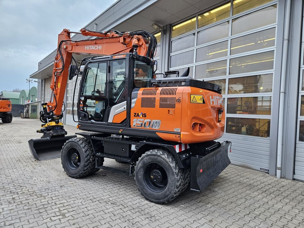 Mobilbagger del tipo Hitachi ZX150W-7, Gebrauchtmaschine en Veldhoven (Imagen 4)