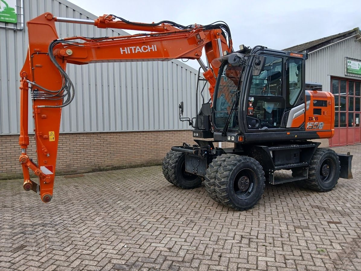 Mobilbagger типа Hitachi ZX155W-7, Gebrauchtmaschine в Westwoud (Фотография 1)