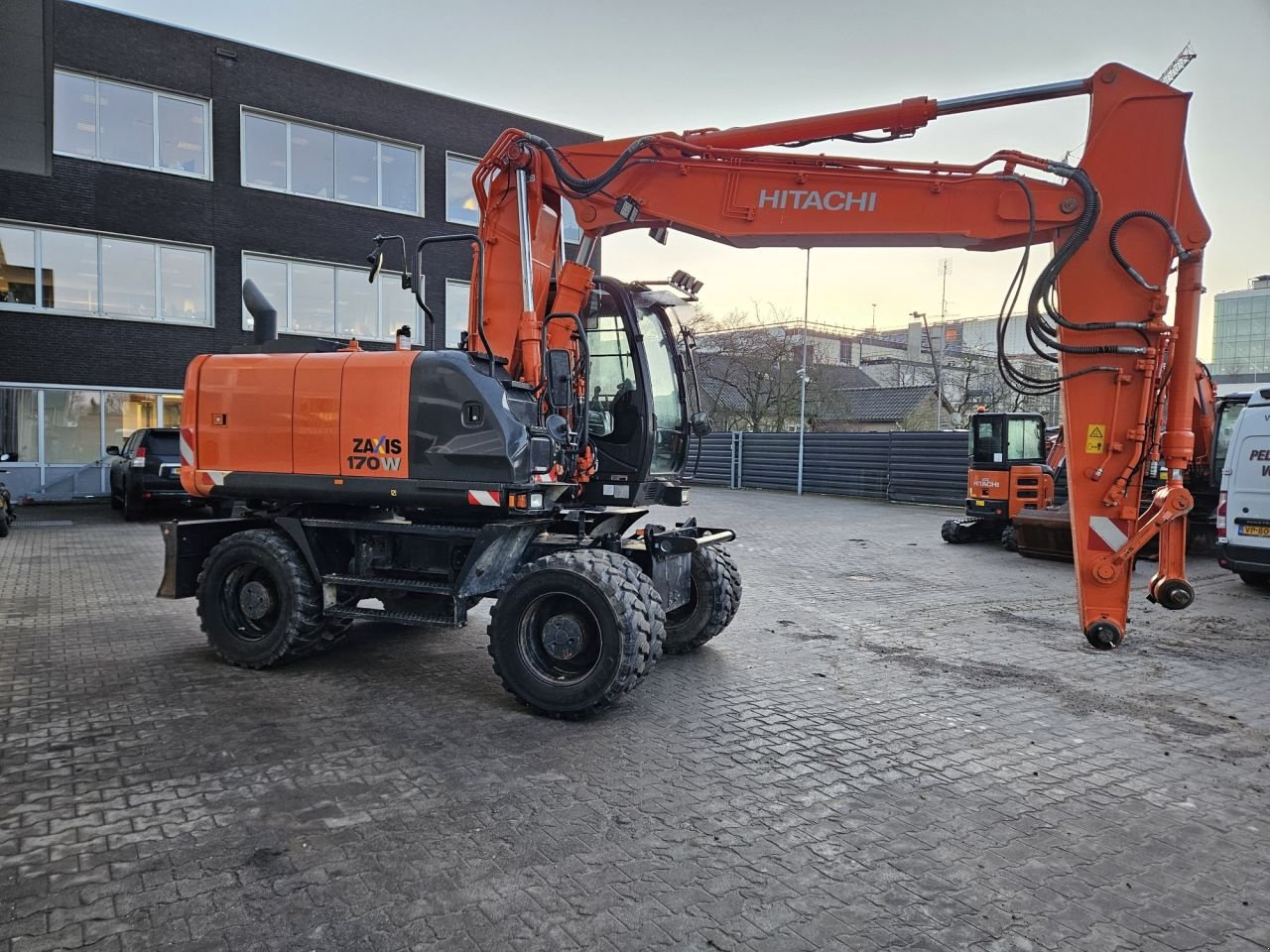 Mobilbagger tip Hitachi ZX170W-5, Gebrauchtmaschine in Veldhoven (Poză 4)