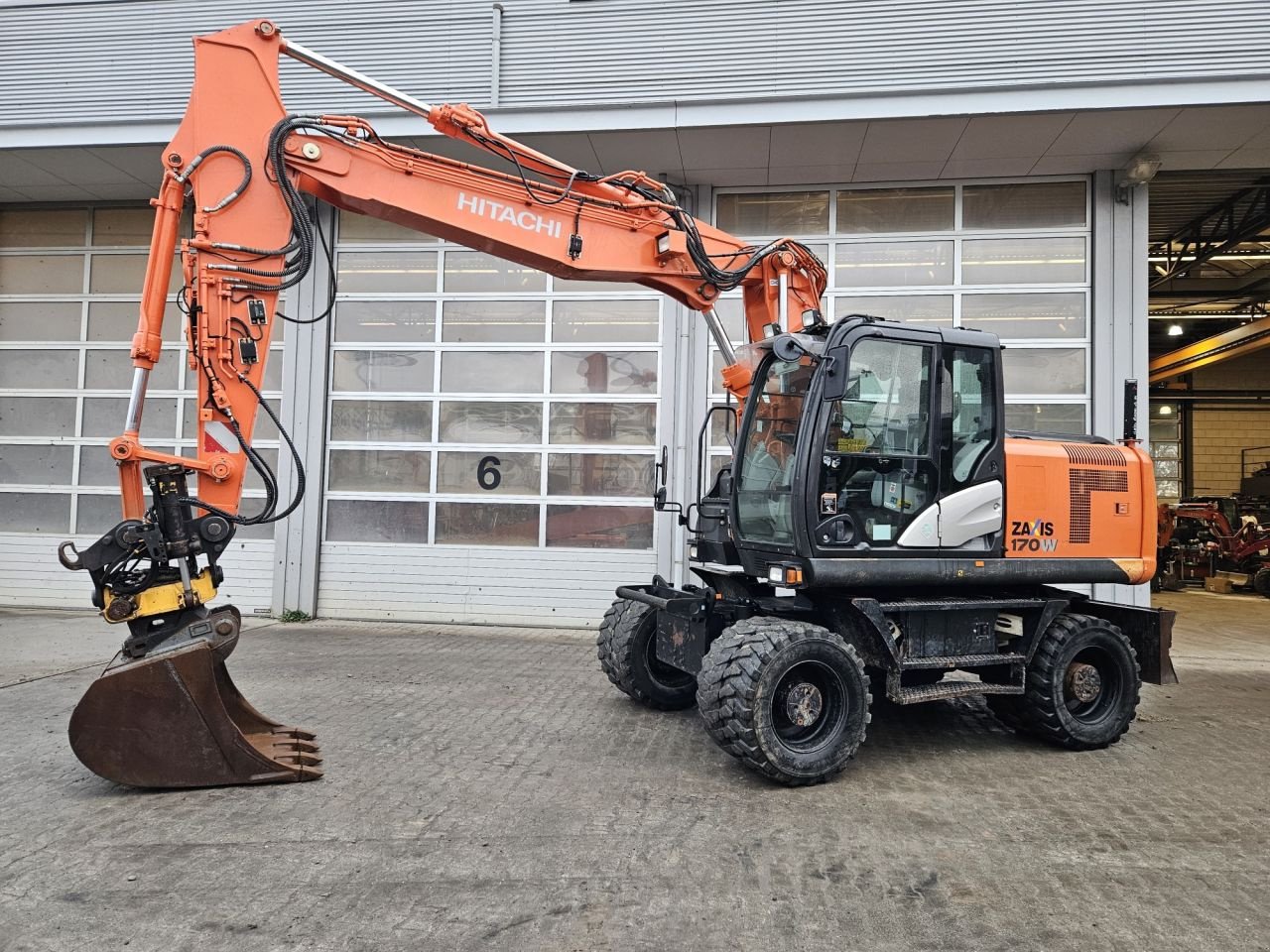 Mobilbagger tip Hitachi ZX170W-5, Gebrauchtmaschine in Veldhoven (Poză 1)