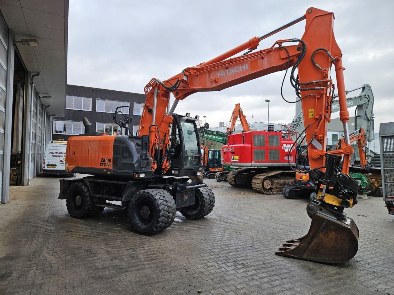 Mobilbagger типа Hitachi ZX170W-5, Gebrauchtmaschine в Veldhoven (Фотография 3)