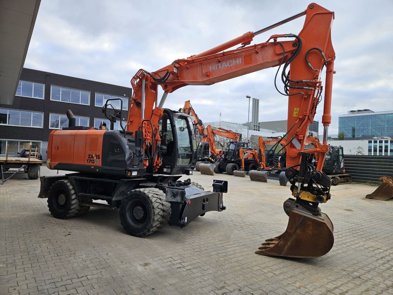 Mobilbagger tip Hitachi ZX170W-5, Gebrauchtmaschine in Veldhoven (Poză 2)