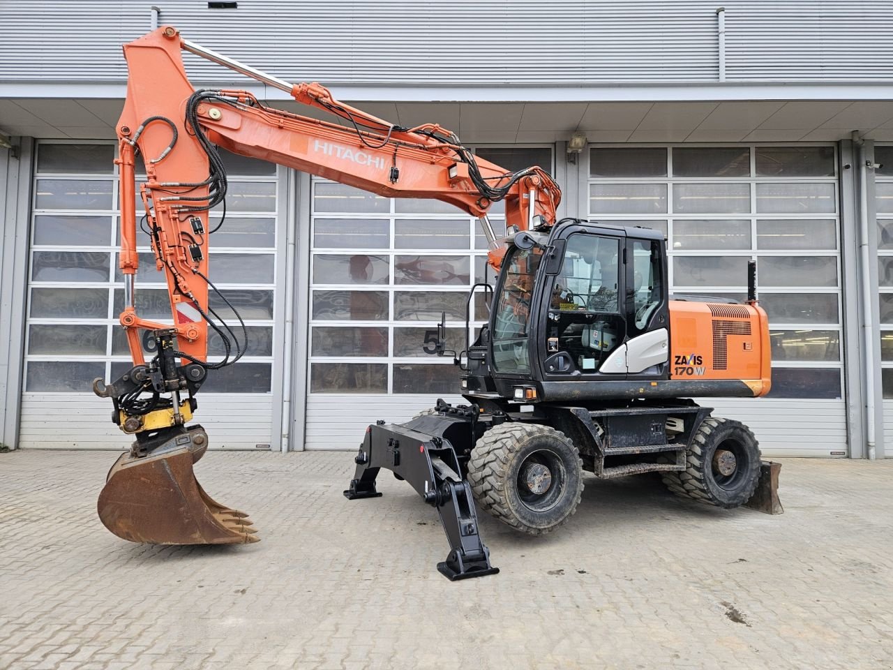 Mobilbagger tip Hitachi ZX170W-5, Gebrauchtmaschine in Veldhoven (Poză 1)