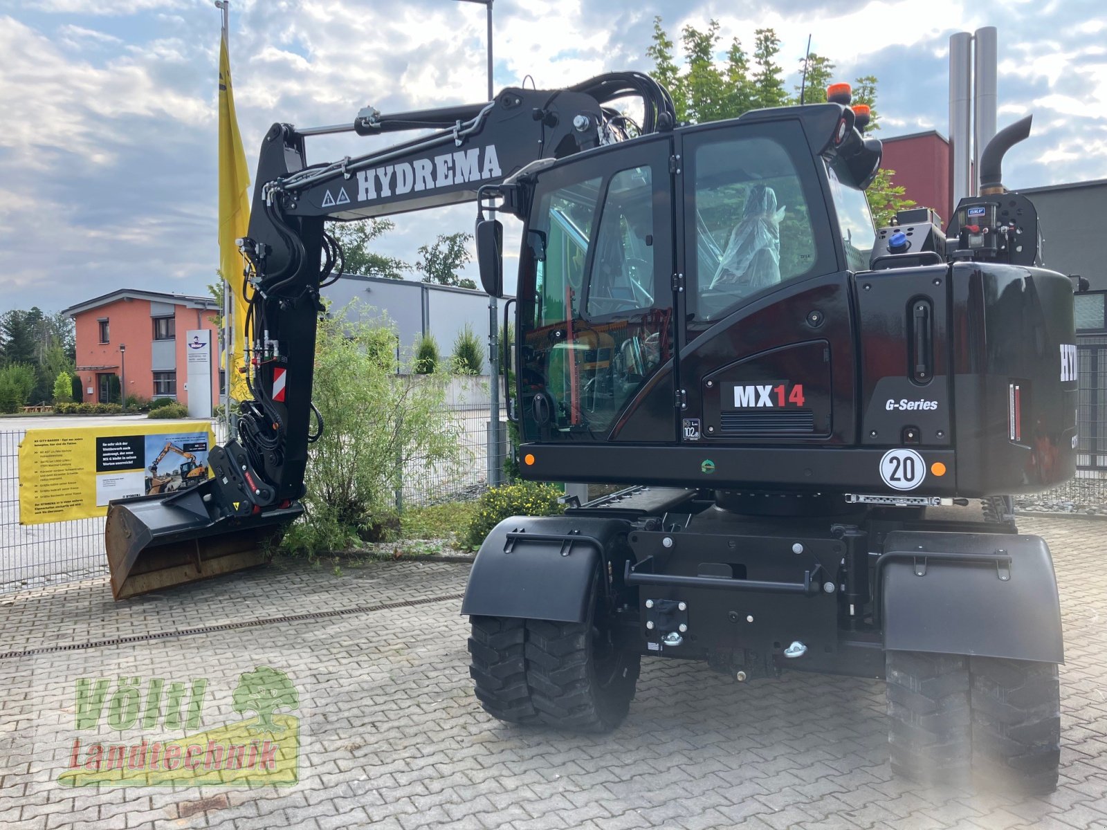 Mobilbagger typu Hydrema MX14, Neumaschine v Hutthurm bei Passau (Obrázok 4)