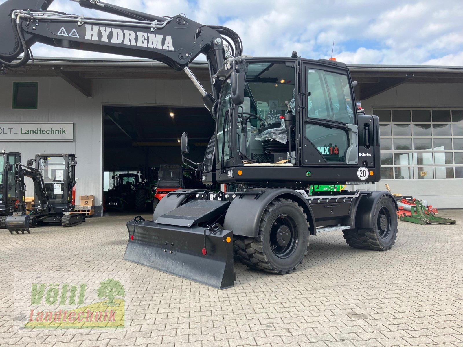 Mobilbagger typu Hydrema MX14, Neumaschine v Hutthurm bei Passau (Obrázok 9)