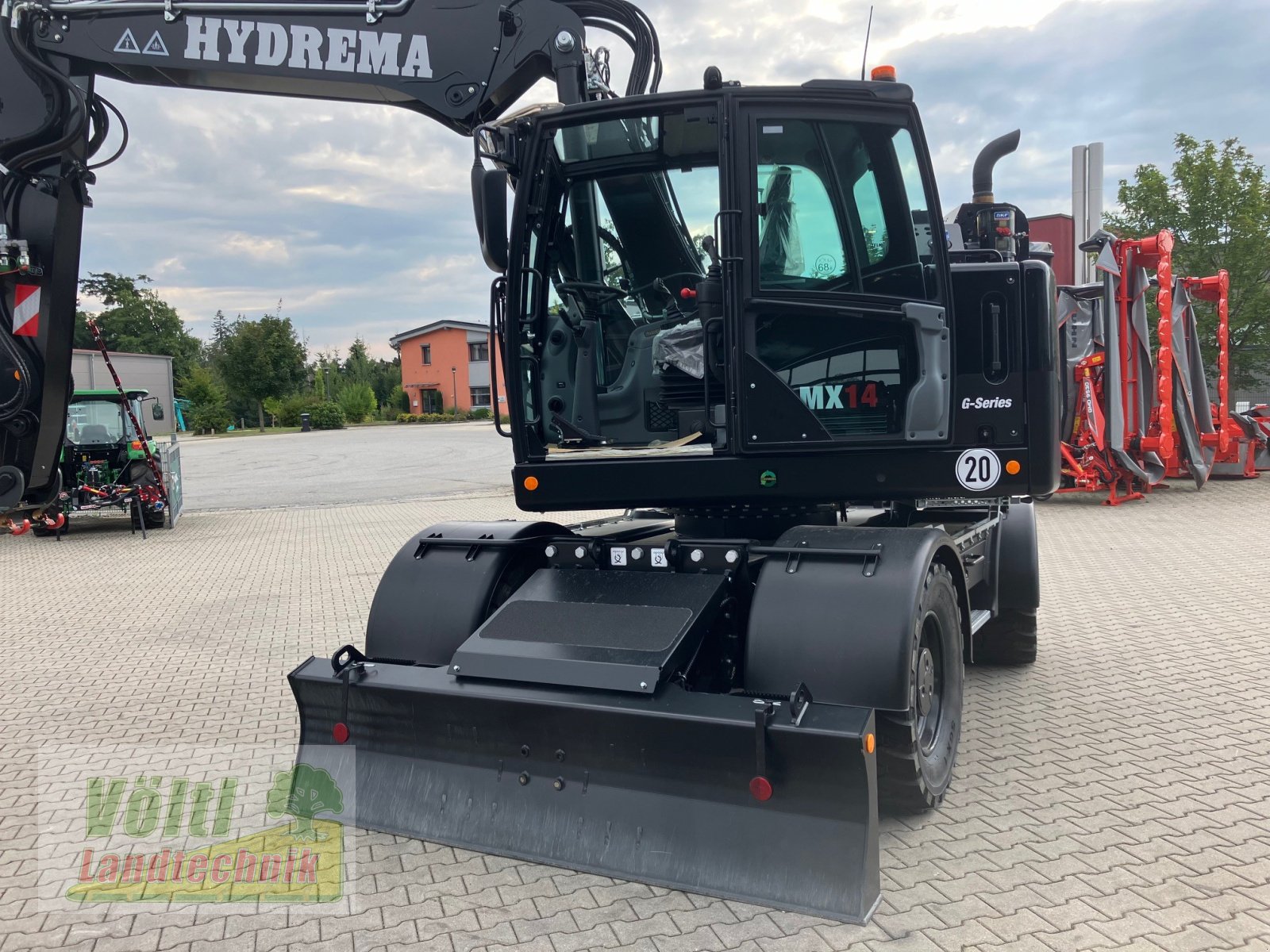 Mobilbagger des Typs Hydrema MX14, Neumaschine in Hutthurm bei Passau (Bild 11)