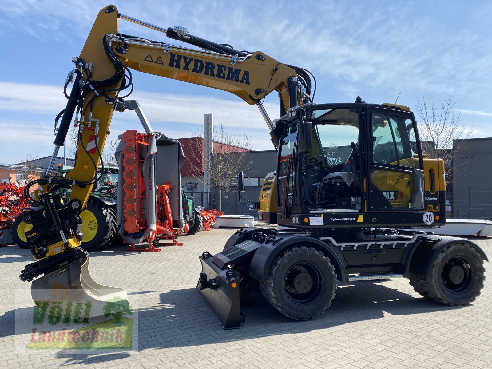 Mobilbagger van het type Hydrema MX14, Neumaschine in Hutthurm bei Passau (Foto 3)