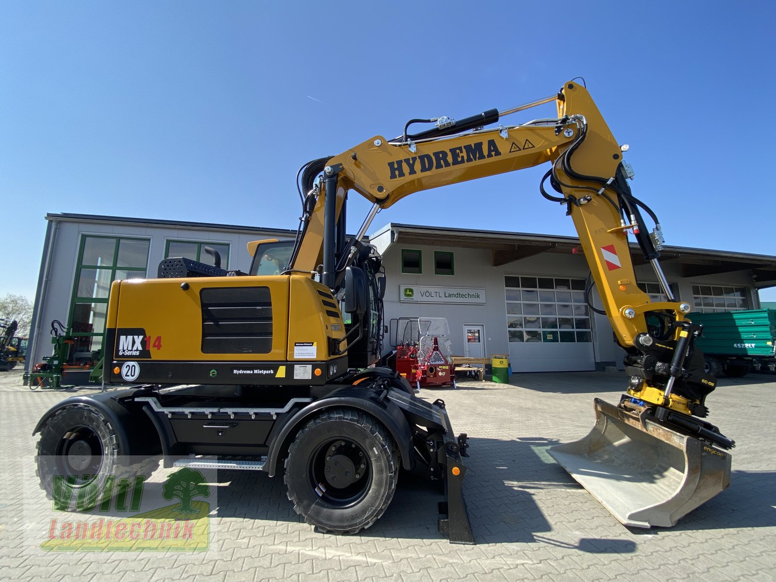 Mobilbagger tipa Hydrema MX14, Neumaschine u Hutthurm bei Passau (Slika 10)