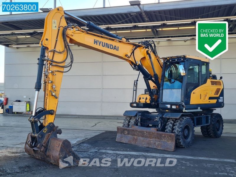 Mobilbagger del tipo Hyundai HW 140, Gebrauchtmaschine In Veghel