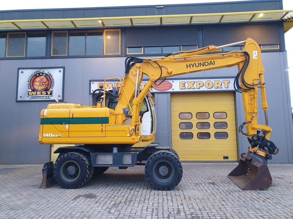 Mobilbagger del tipo Hyundai Robex 140W-9, Gebrauchtmaschine en Krabbendijke (Imagen 7)