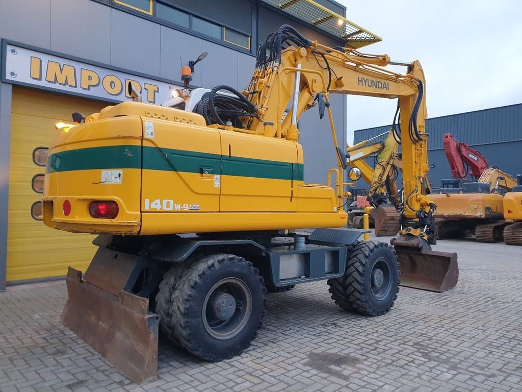 Mobilbagger типа Hyundai Robex 140W-9, Gebrauchtmaschine в Krabbendijke (Фотография 5)