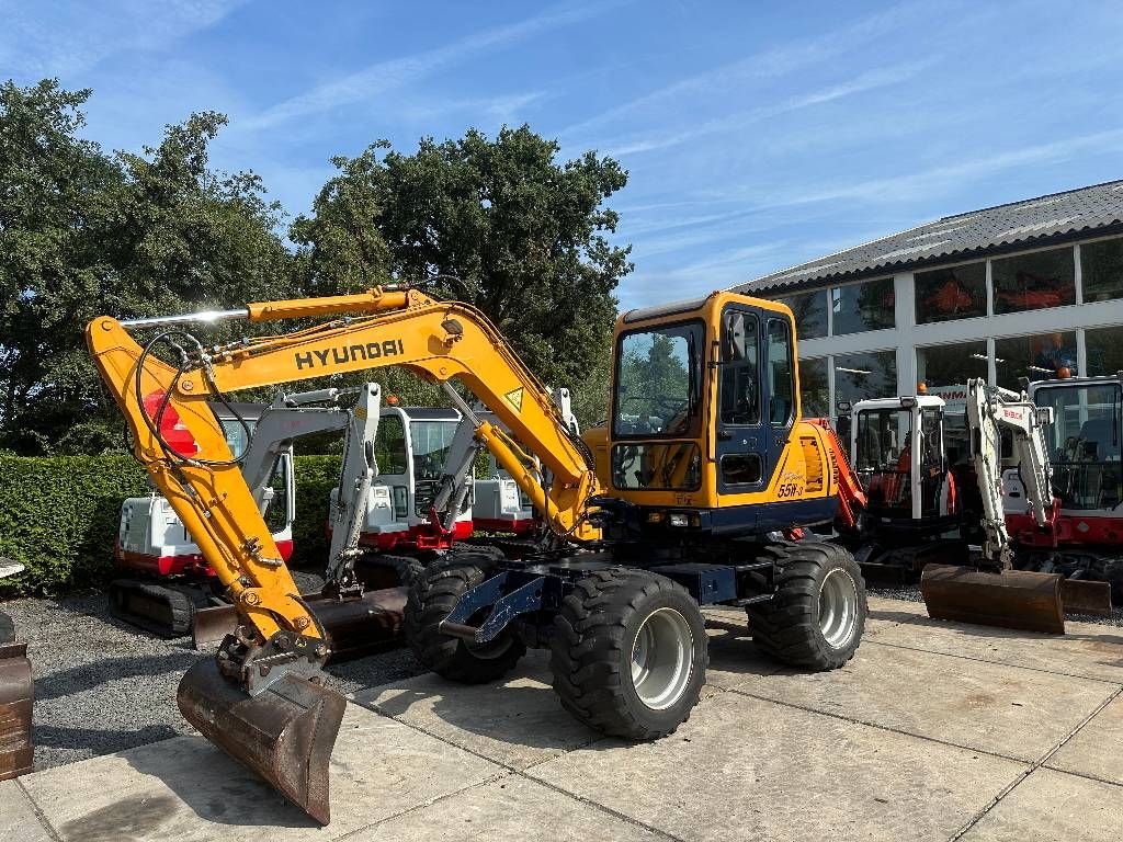 Mobilbagger van het type Hyundai Robex 55 W-3 5.5 ton, Gebrauchtmaschine in Kockengen (Foto 2)