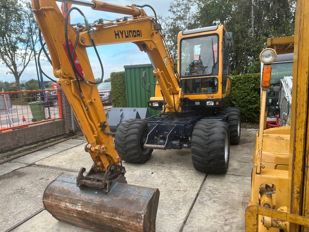 Mobilbagger des Typs Hyundai Robex 55 W-3 5.5 ton, Gebrauchtmaschine in Kockengen (Bild 4)