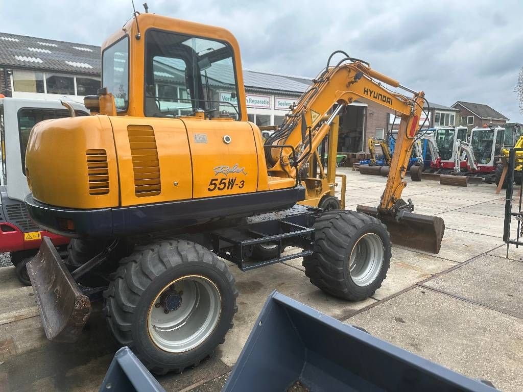 Mobilbagger van het type Hyundai Robex 55 W-3 5.5 ton, Gebrauchtmaschine in Kockengen (Foto 7)