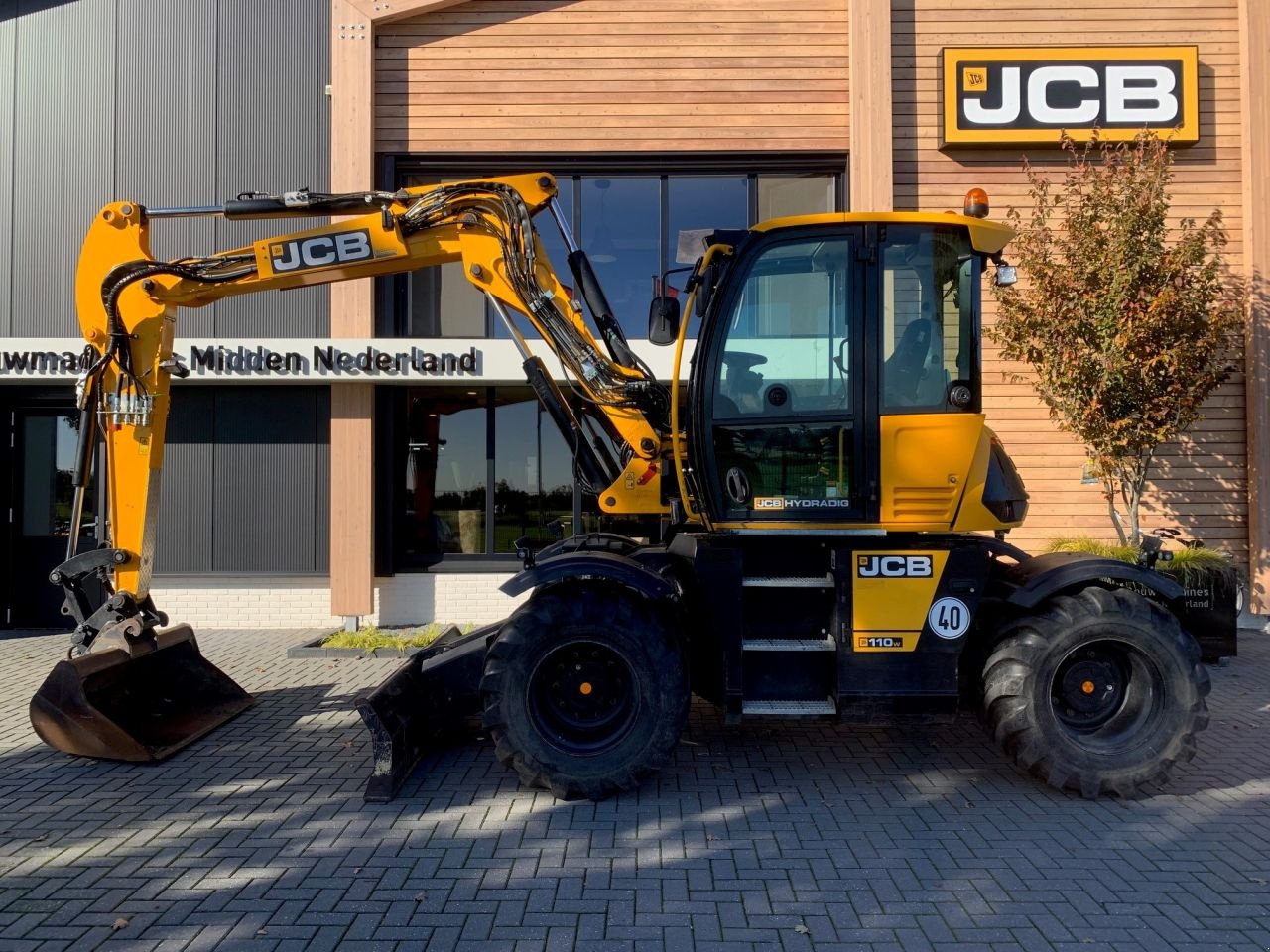 Mobilbagger van het type JCB 110W, Gebrauchtmaschine in Barneveld (Foto 4)