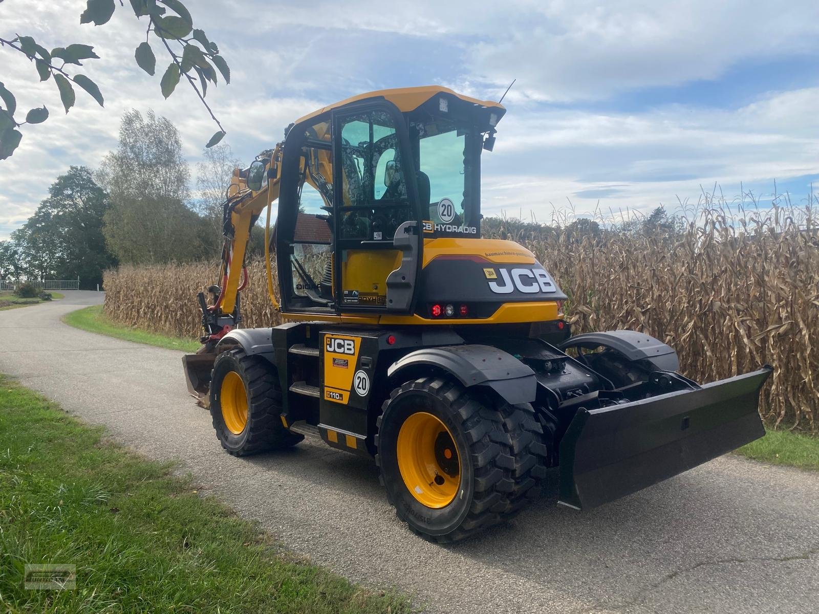 Mobilbagger des Typs JCB HD 110 WT 4F, Gebrauchtmaschine in Deutsch - Goritz (Bild 8)