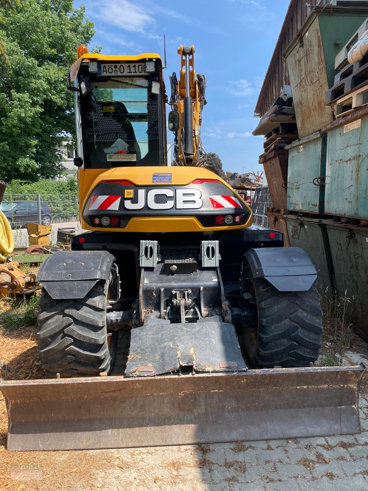 Mobilbagger Türe ait JCB Hydradig 110W, Gebrauchtmaschine içinde Altötting (resim 5)