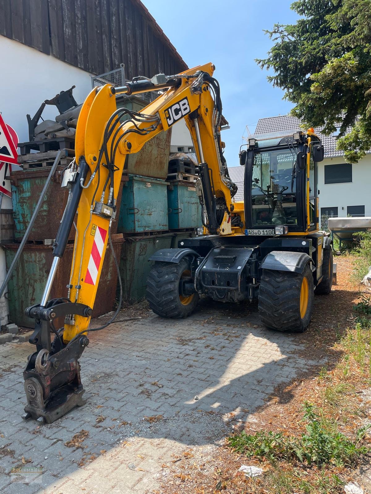 Mobilbagger Türe ait JCB Hydradig 110W, Gebrauchtmaschine içinde Altötting (resim 10)