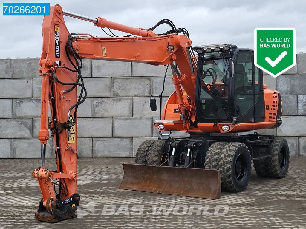 Mobilbagger of the type JCB JS145 W, Gebrauchtmaschine in Veghel (Picture 1)