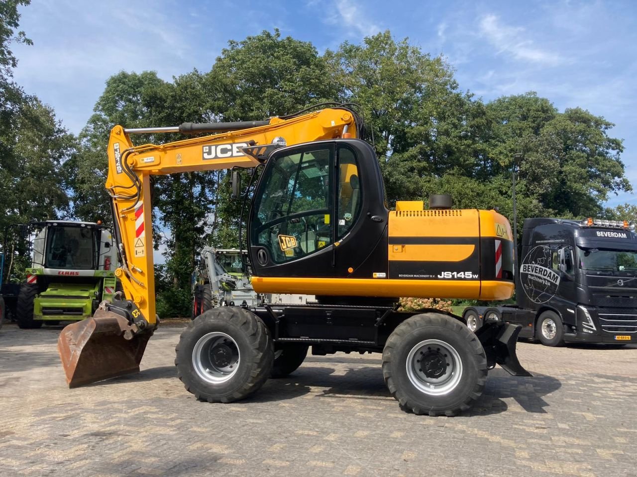 Mobilbagger of the type JCB JS145W, Gebrauchtmaschine in Vriezenveen (Picture 2)