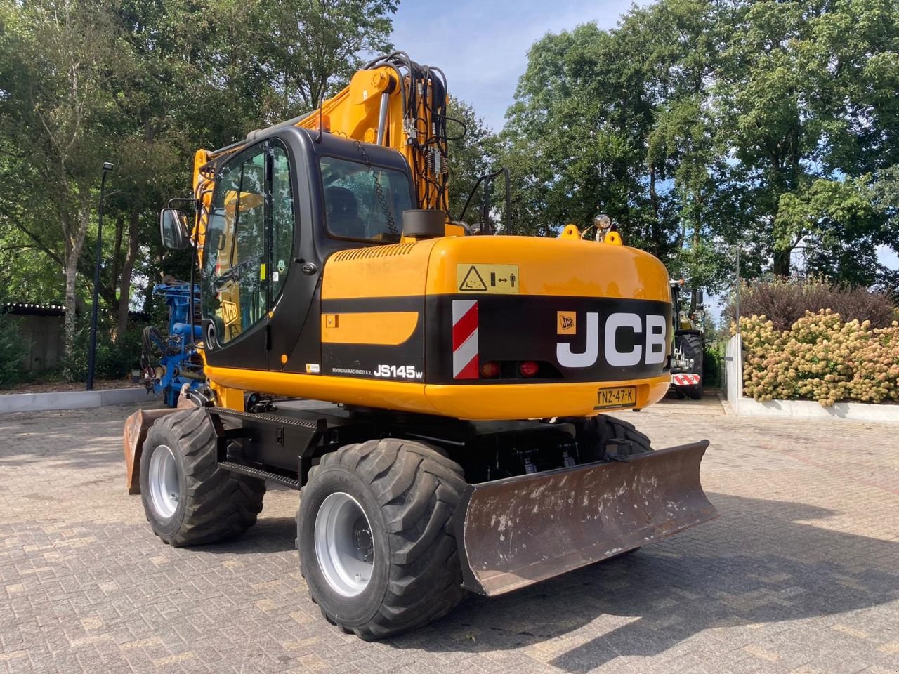 Mobilbagger van het type JCB JS145W, Gebrauchtmaschine in Vriezenveen (Foto 3)