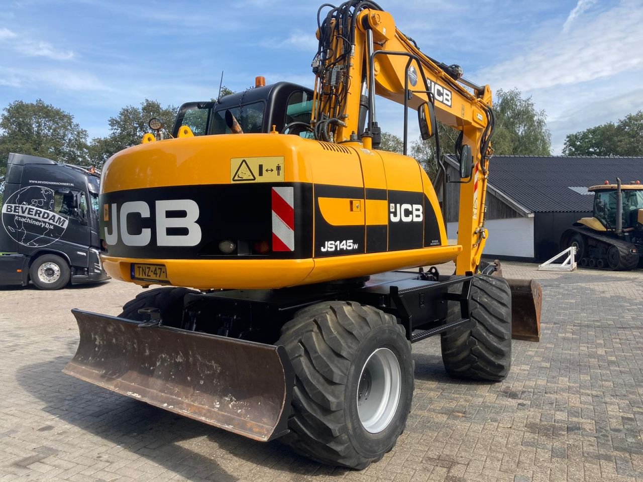 Mobilbagger типа JCB JS145W, Gebrauchtmaschine в Vriezenveen (Фотография 5)