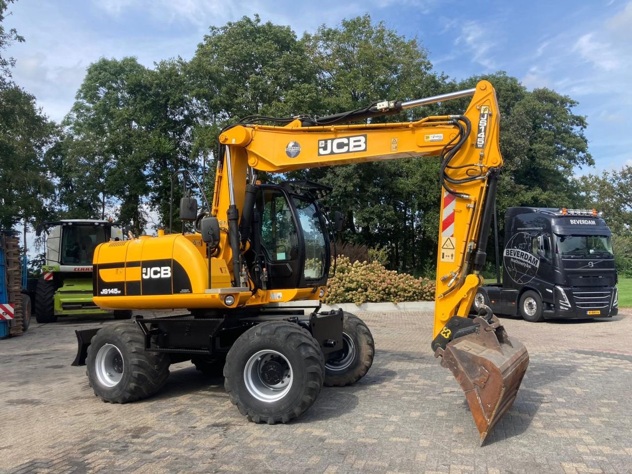 Mobilbagger of the type JCB JS145W, Gebrauchtmaschine in Vriezenveen (Picture 8)