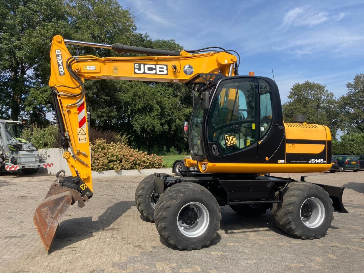 Mobilbagger tip JCB JS145W, Gebrauchtmaschine in Vriezenveen (Poză 1)