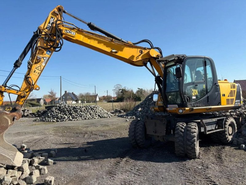 Mobilbagger des Typs JCB JS145W, Gebrauchtmaschine in Wevelgem (Bild 1)