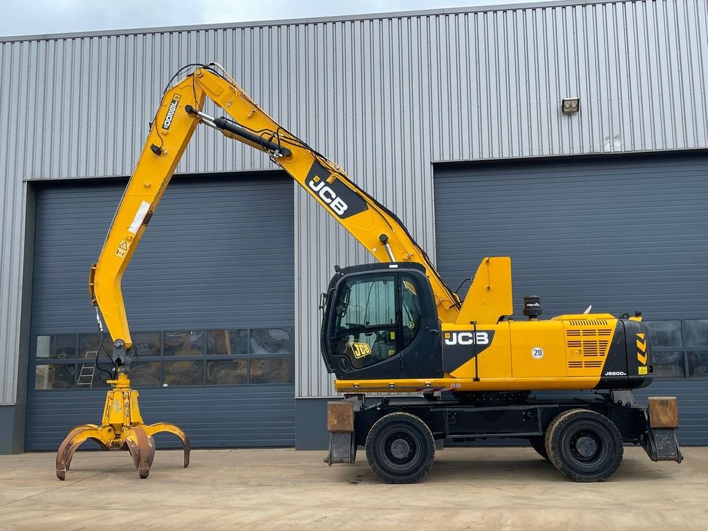 Mobilbagger del tipo JCB JS200W Material Handler, Gebrauchtmaschine In Velddriel (Immagine 1)