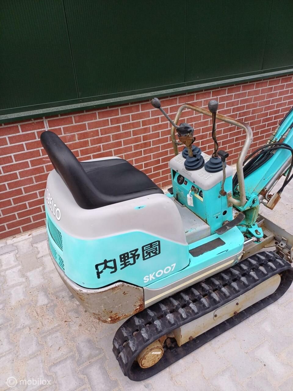 Mobilbagger a típus Kobelco Sk007 minigraver 730 Kg spoorbreedte verstelbaar, Gebrauchtmaschine ekkor: Aalten (Kép 5)