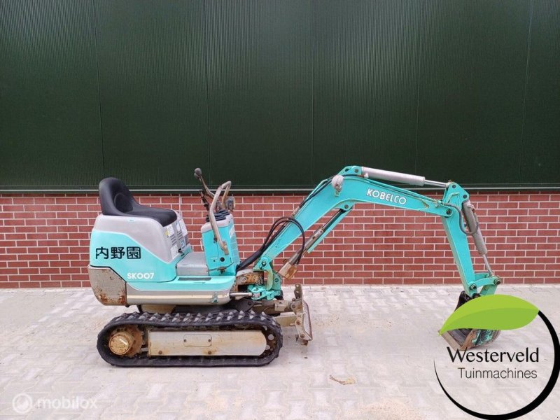 Mobilbagger του τύπου Kobelco Sk007 minigraver 730 Kg spoorbreedte verstelbaar, Gebrauchtmaschine σε Aalten (Φωτογραφία 1)