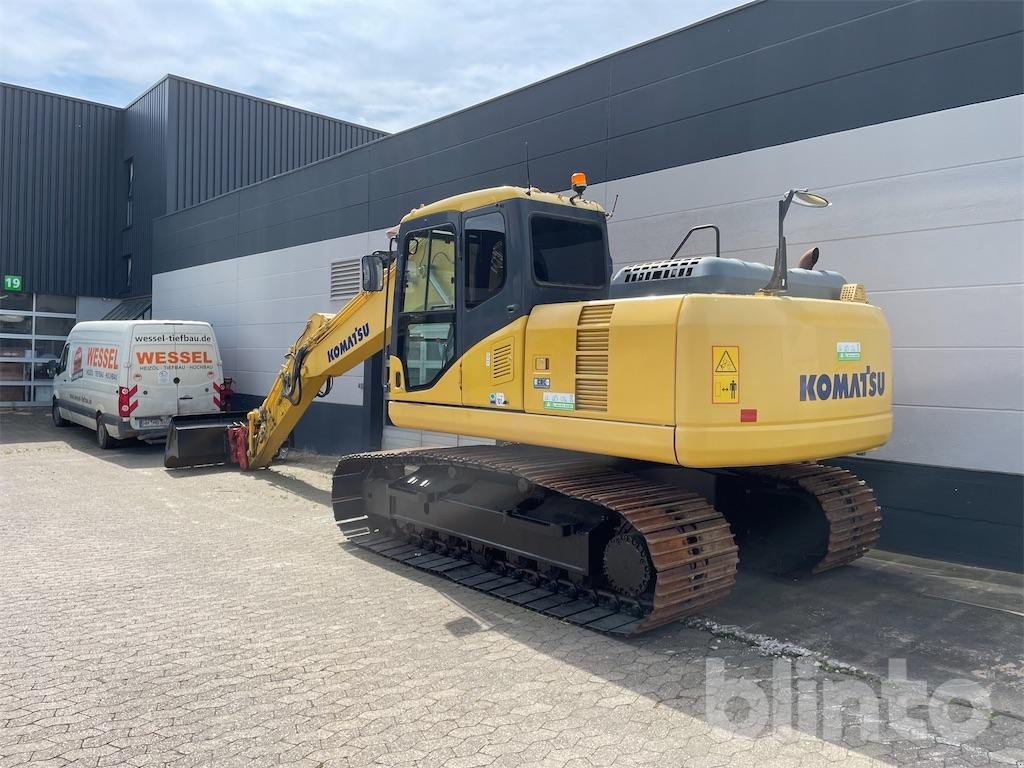 Mobilbagger Türe ait Komatsu PC160LC-7-EO, Gebrauchtmaschine içinde Düsseldorf (resim 4)