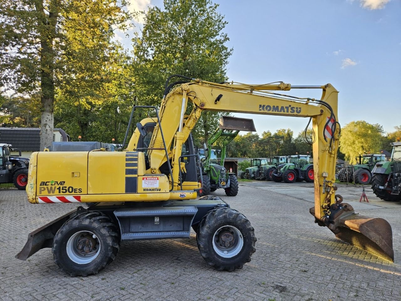 Mobilbagger Türe ait Komatsu PW 150 es, Gebrauchtmaschine içinde Bergen op Zoom (resim 5)