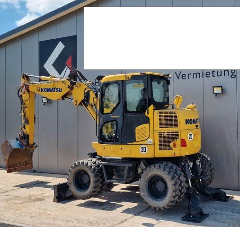 Mobilbagger typu Komatsu PW 98, Gebrauchtmaschine w Nürnberg (Zdjęcie 3)