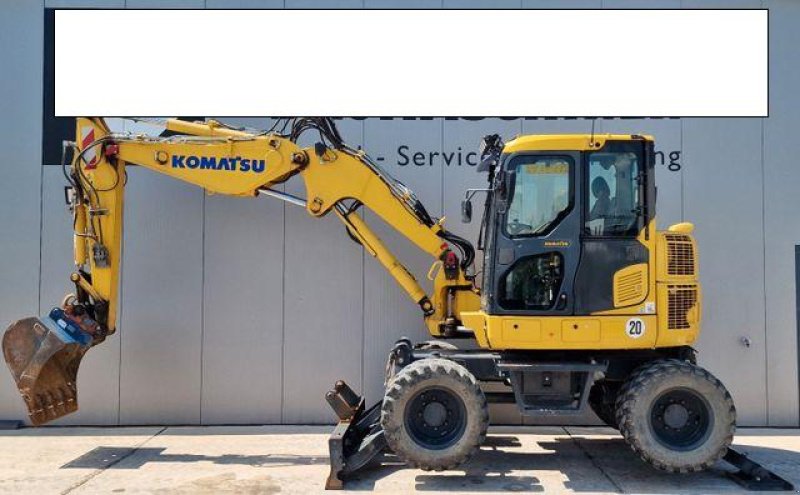 Mobilbagger typu Komatsu PW 98, Gebrauchtmaschine w Nürnberg (Zdjęcie 5)