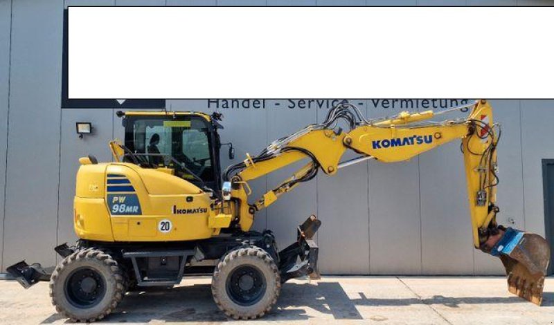 Mobilbagger a típus Komatsu PW 98, Gebrauchtmaschine ekkor: Nürnberg (Kép 9)