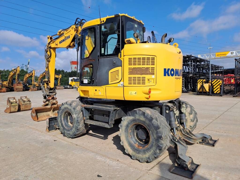 Mobilbagger del tipo Komatsu PW118MR-11 (ROTOTILT + 3 Buckets), Gebrauchtmaschine en Stabroek (Imagen 2)