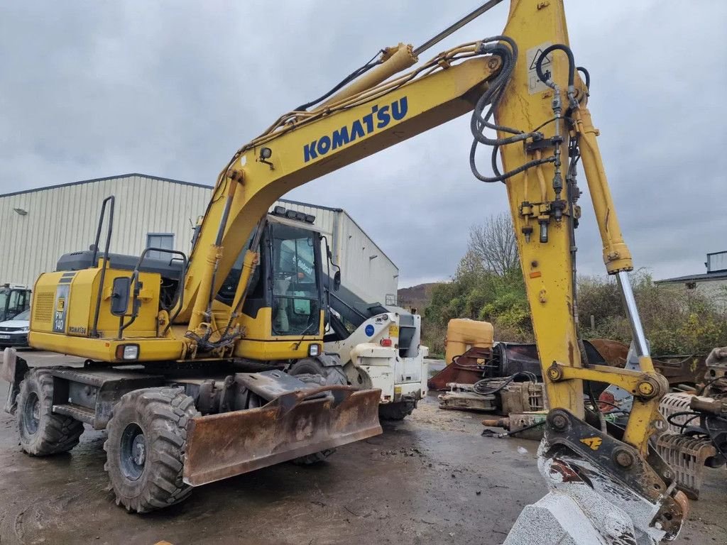 Mobilbagger del tipo Komatsu PW140-7, Gebrauchtmaschine en Wevelgem (Imagen 1)