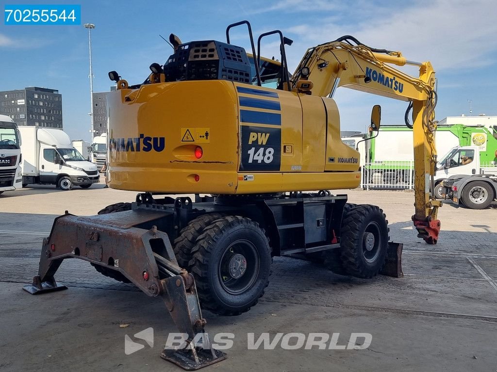 Mobilbagger des Typs Komatsu PW148 -11 BLADE + OUTRIGGERS, Gebrauchtmaschine in Veghel (Bild 5)