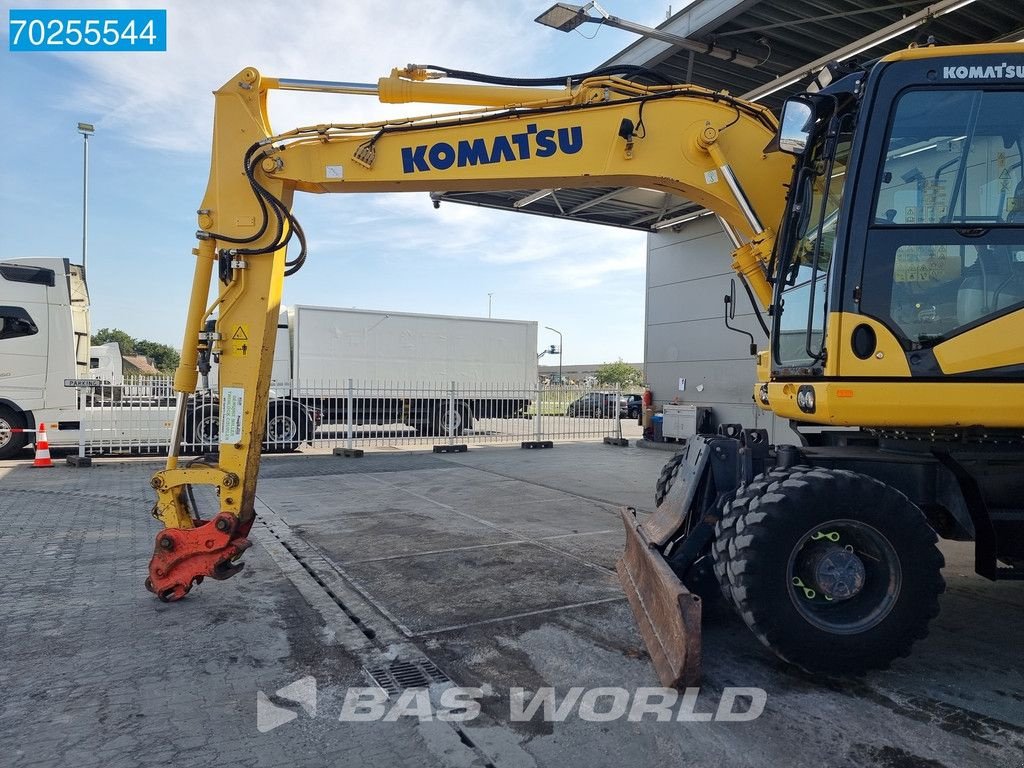 Mobilbagger du type Komatsu PW148 -11 BLADE + OUTRIGGERS, Gebrauchtmaschine en Veghel (Photo 9)