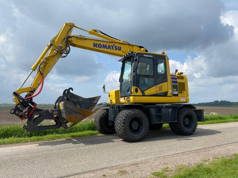 Mobilbagger tip Komatsu PW158-11E0, Gebrauchtmaschine in Overijse (Poză 1)