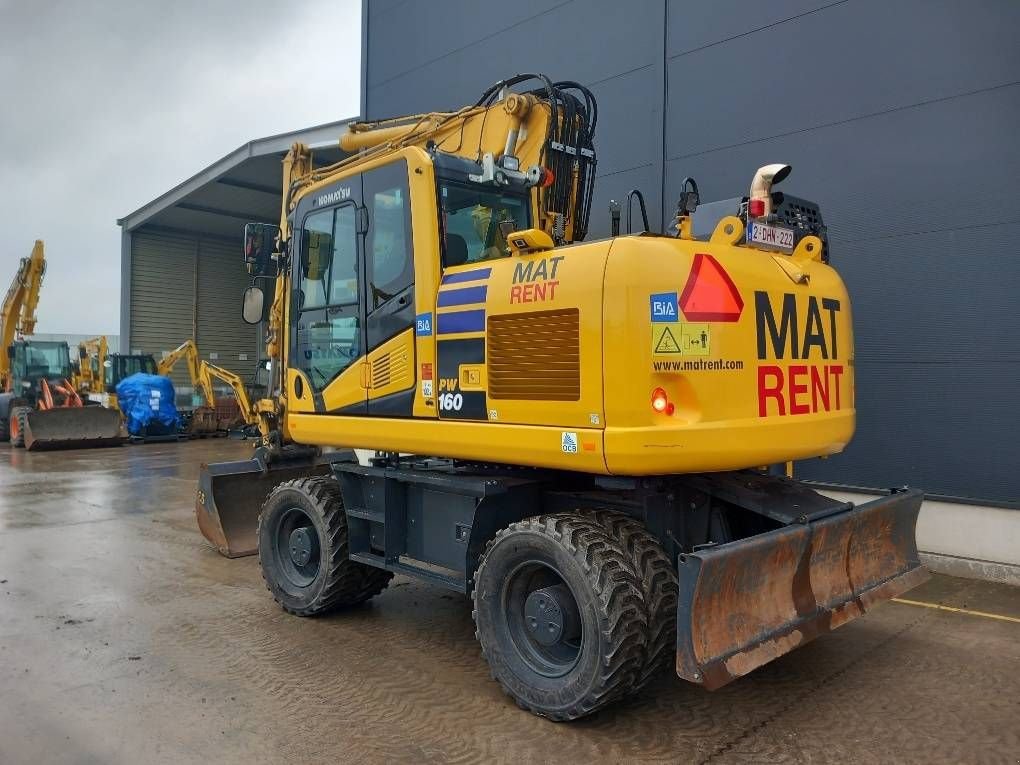 Mobilbagger del tipo Komatsu PW160-11E0, Gebrauchtmaschine en Overijse (Imagen 10)