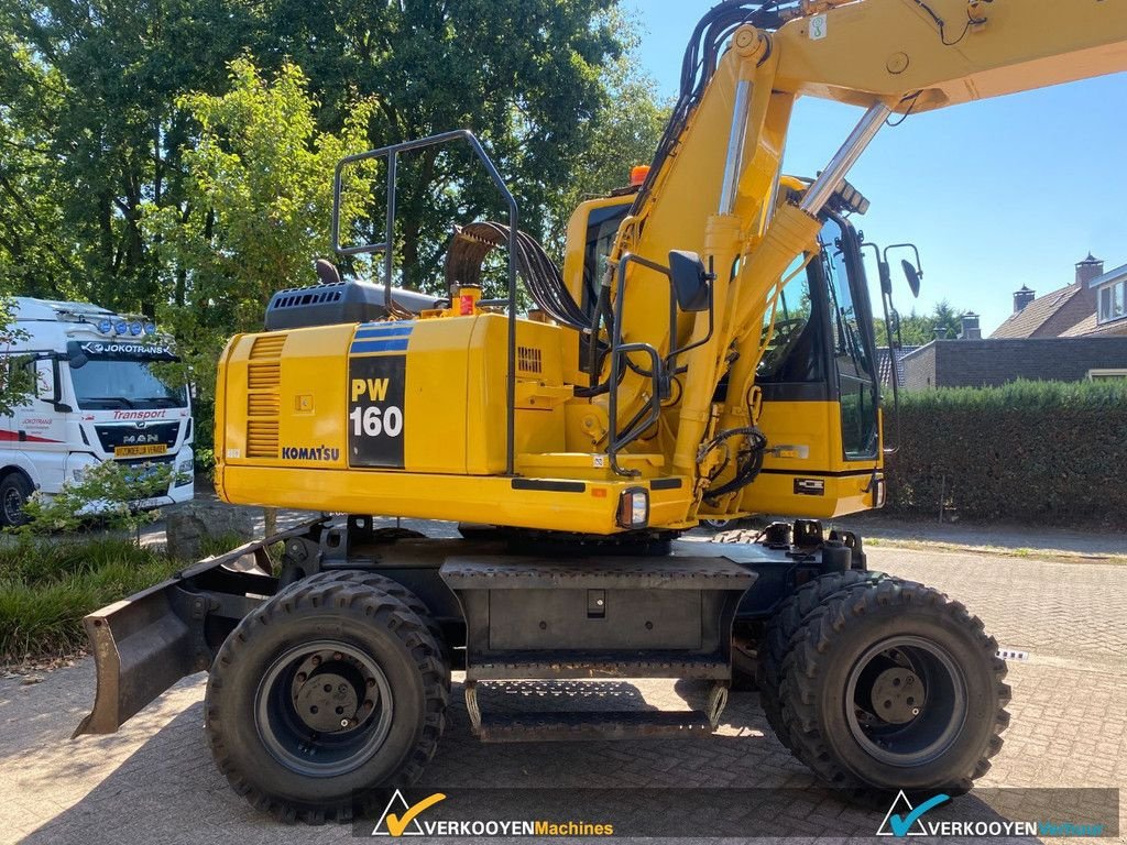 Mobilbagger des Typs Komatsu PW160-8, Gebrauchtmaschine in Vessem (Bild 5)