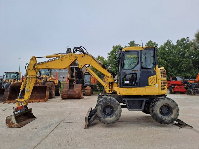 Mobilbagger a típus Komatsu PW98-MR10 (5 Buckets + Forks), Gebrauchtmaschine ekkor: Stabroek (Kép 1)